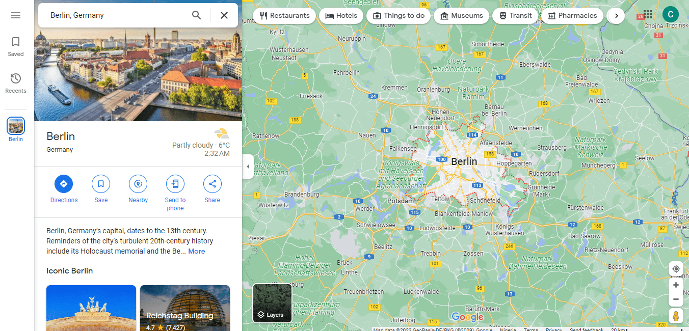 Google Maps API