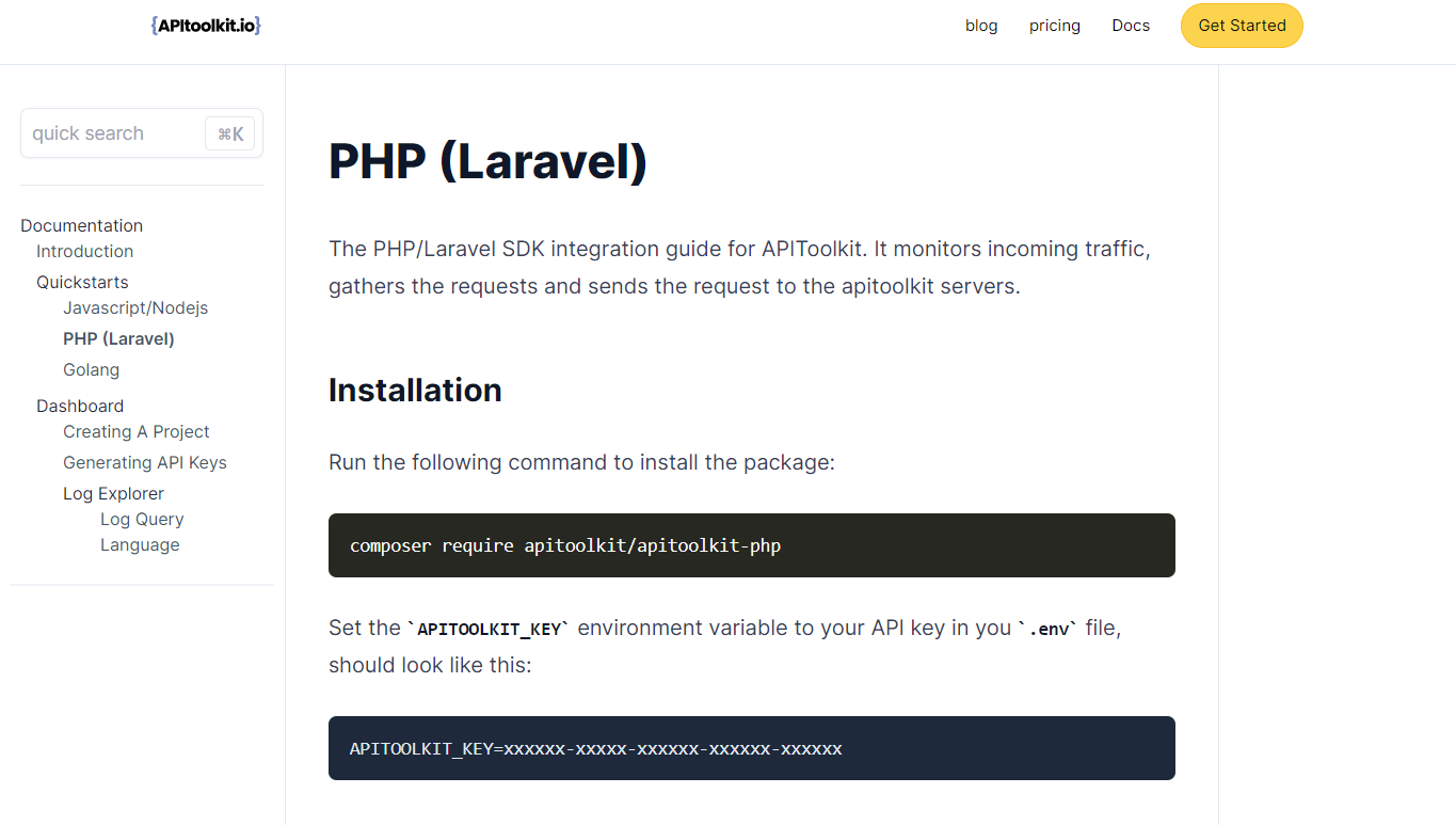 monoscope installation documentation